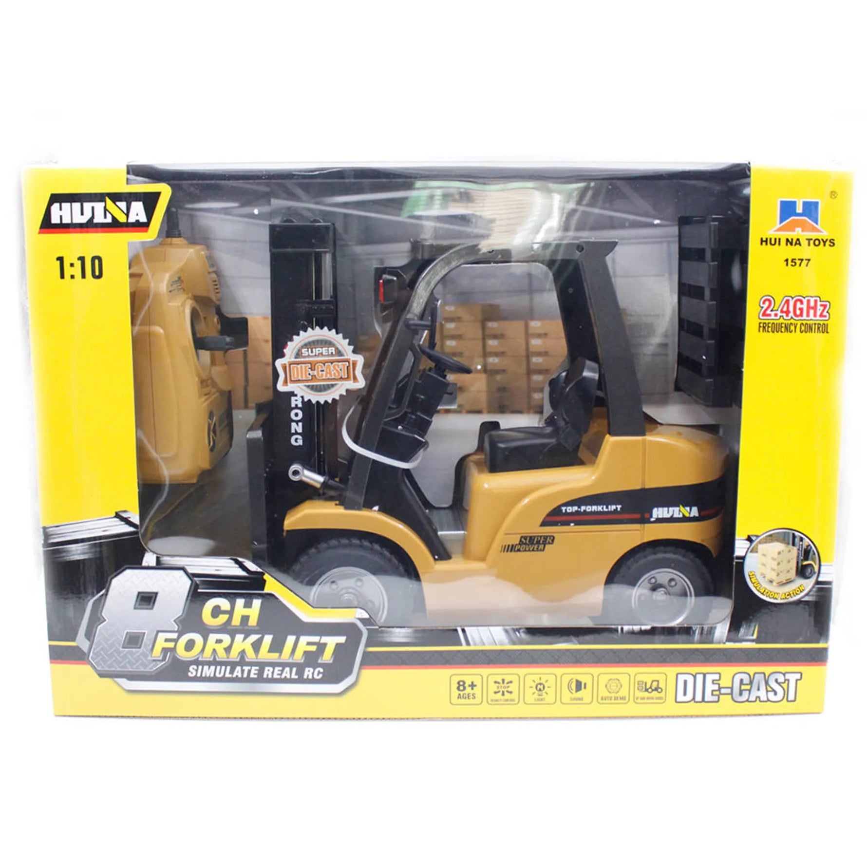 Forklift RC Die-Cast Model (1:10 Scale)-AMAZON FACTORY