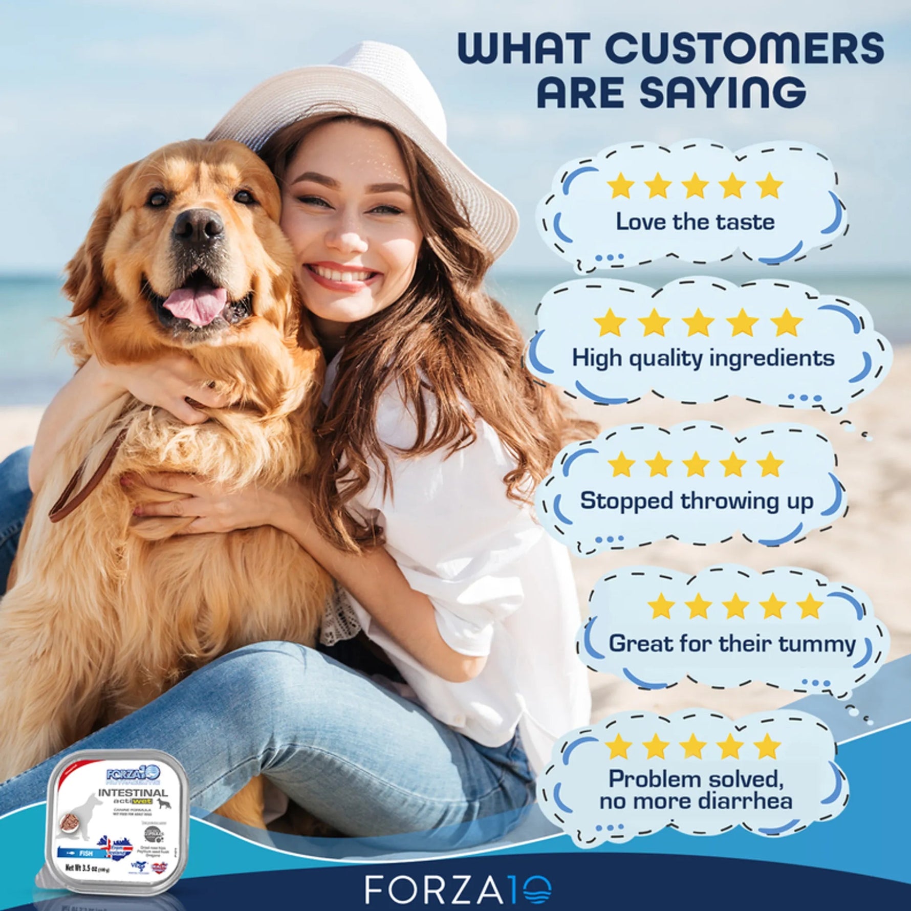 Forza10 Actiwet Intestinal Support Icelandic Fish Recipe Canned Dog Food-AMAZON FACTORY