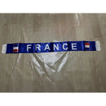 France Scarf 14x135cm Double-sided Printed France Flag Satin French Scarf Suitable for 2026 world cup Sports Events-AMAZON FACTORY