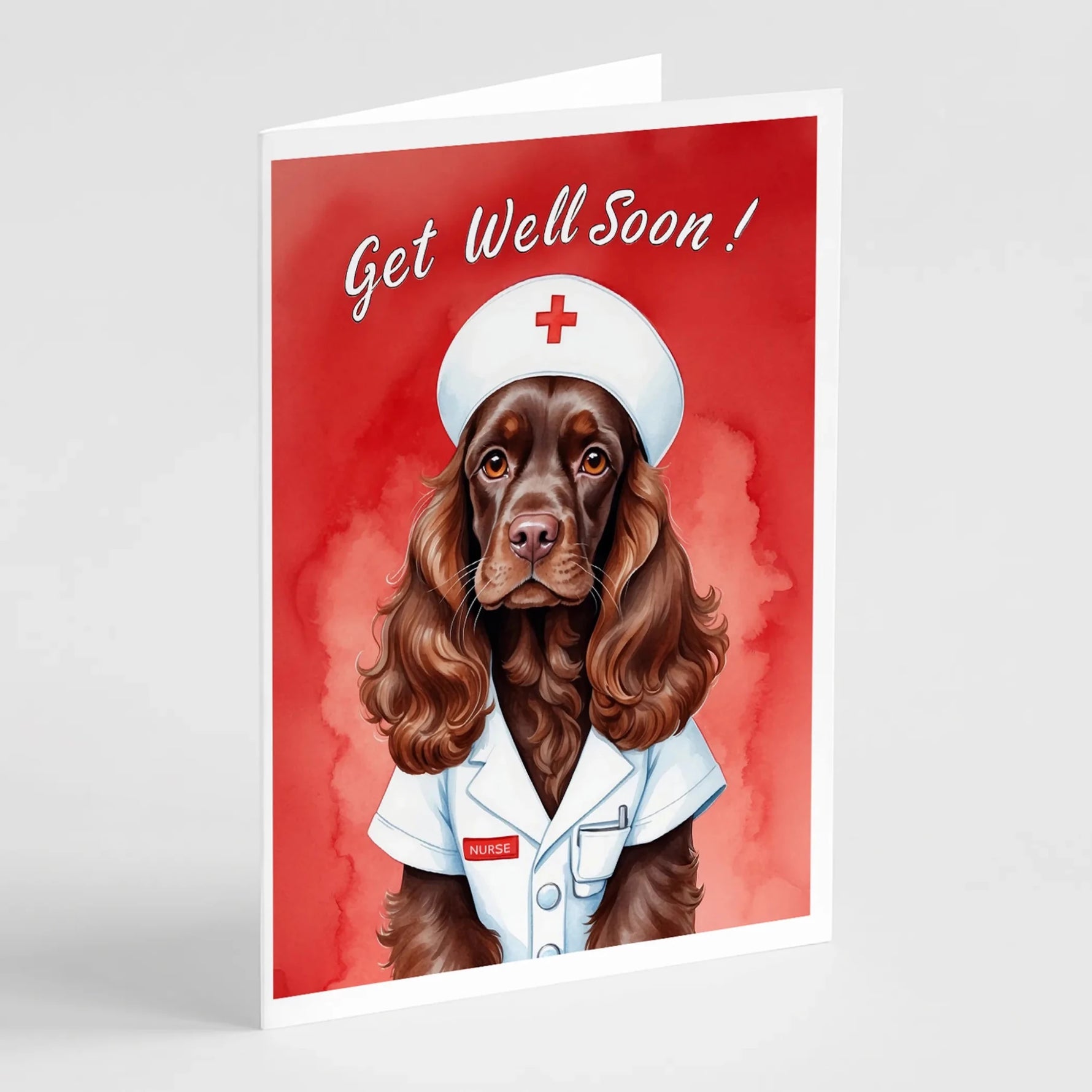 Get Well Soon Greeting Cards - Size: 5X7 | Pack Of: 1 | Collection name: Get well soon - AMAZON FACTORY