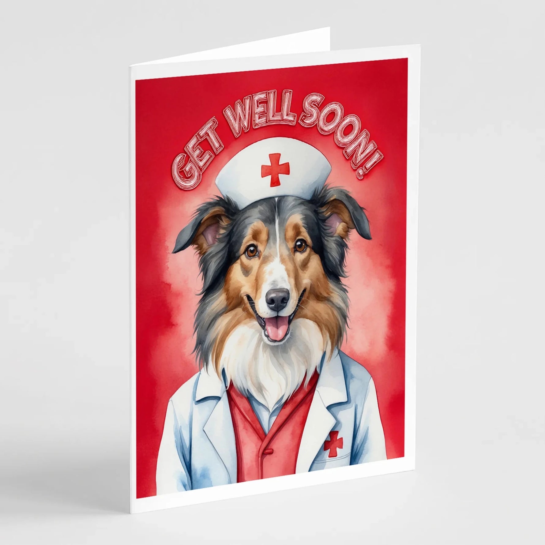 Get Well Soon Greeting Cards - Size: 5X7 | Pack Of: 1 | Collection name: Get well soon - AMAZON FACTORY