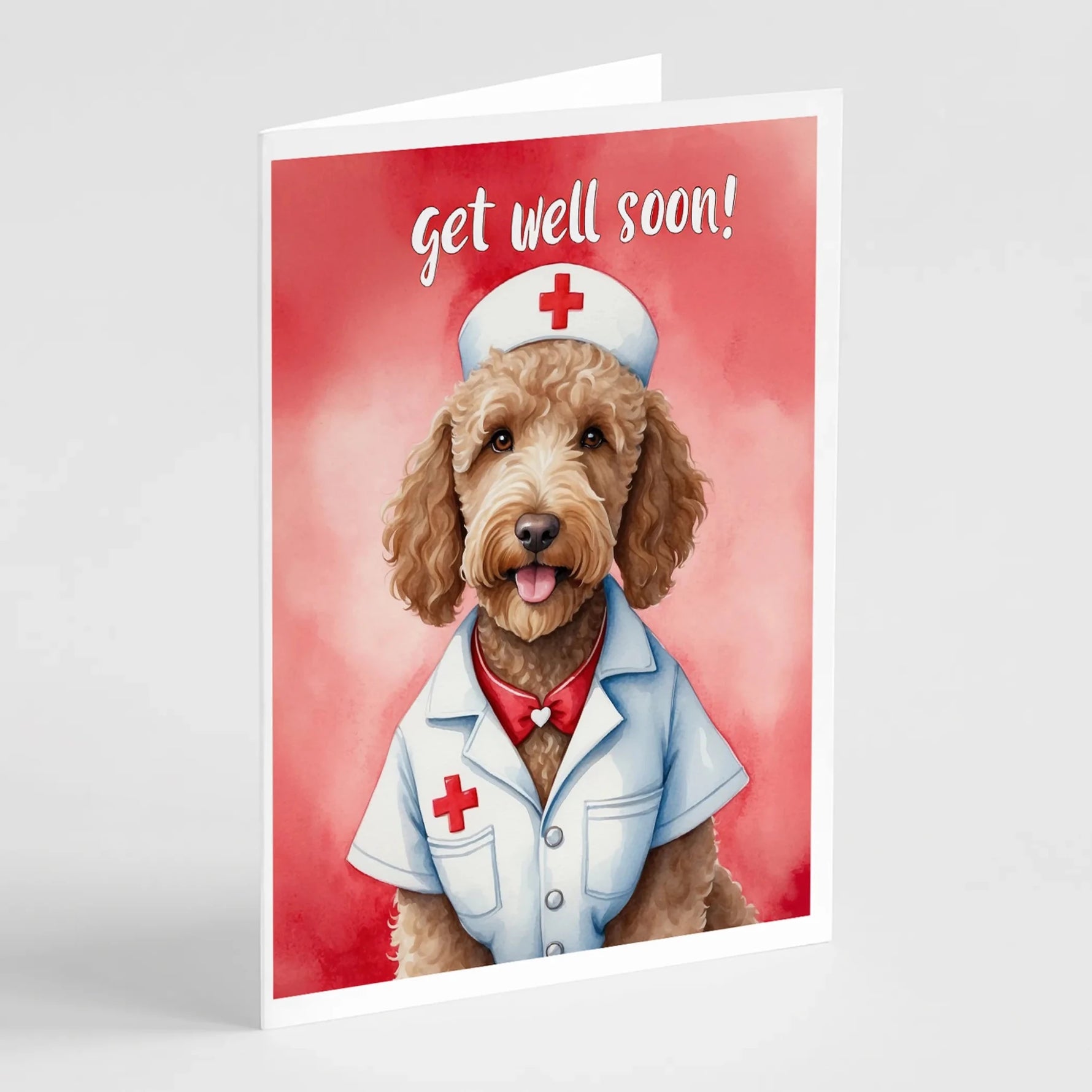 Get Well Soon Greeting Cards - Size: 5X7 | Pack Of: 1 | Collection name: Get well soon - AMAZON FACTORY