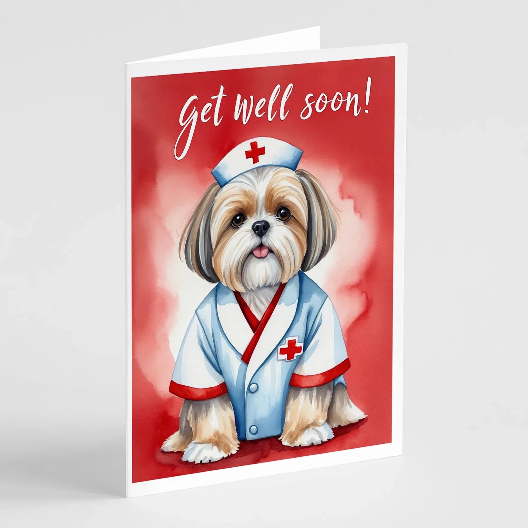 Get Well Soon Greeting Cards - Size: 5X7 | Pack Of: 1 | Collection name: Get well soon - AMAZON FACTORY