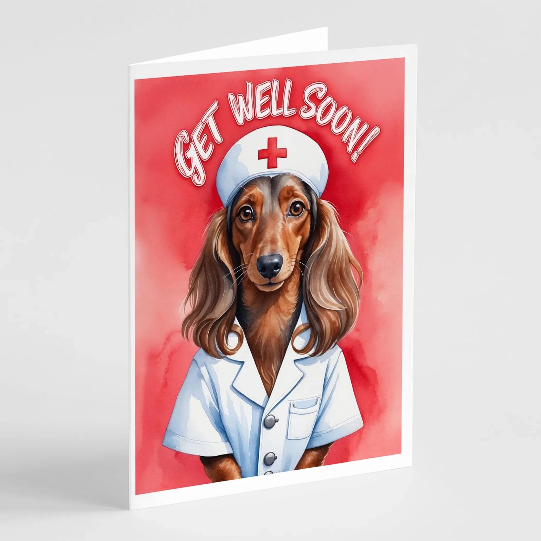 Get Well Soon Greeting Cards - Size: 5X7 | Pack Of: 1 | Collection name: Get well soon - AMAZON FACTORY