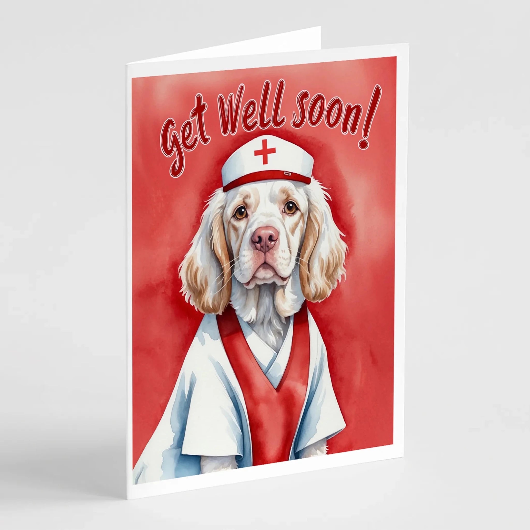 Get Well Soon Greeting Cards - Size: 5X7 | Pack Of: 1 | Collection name: Get well soon-AMAZON FACTORY