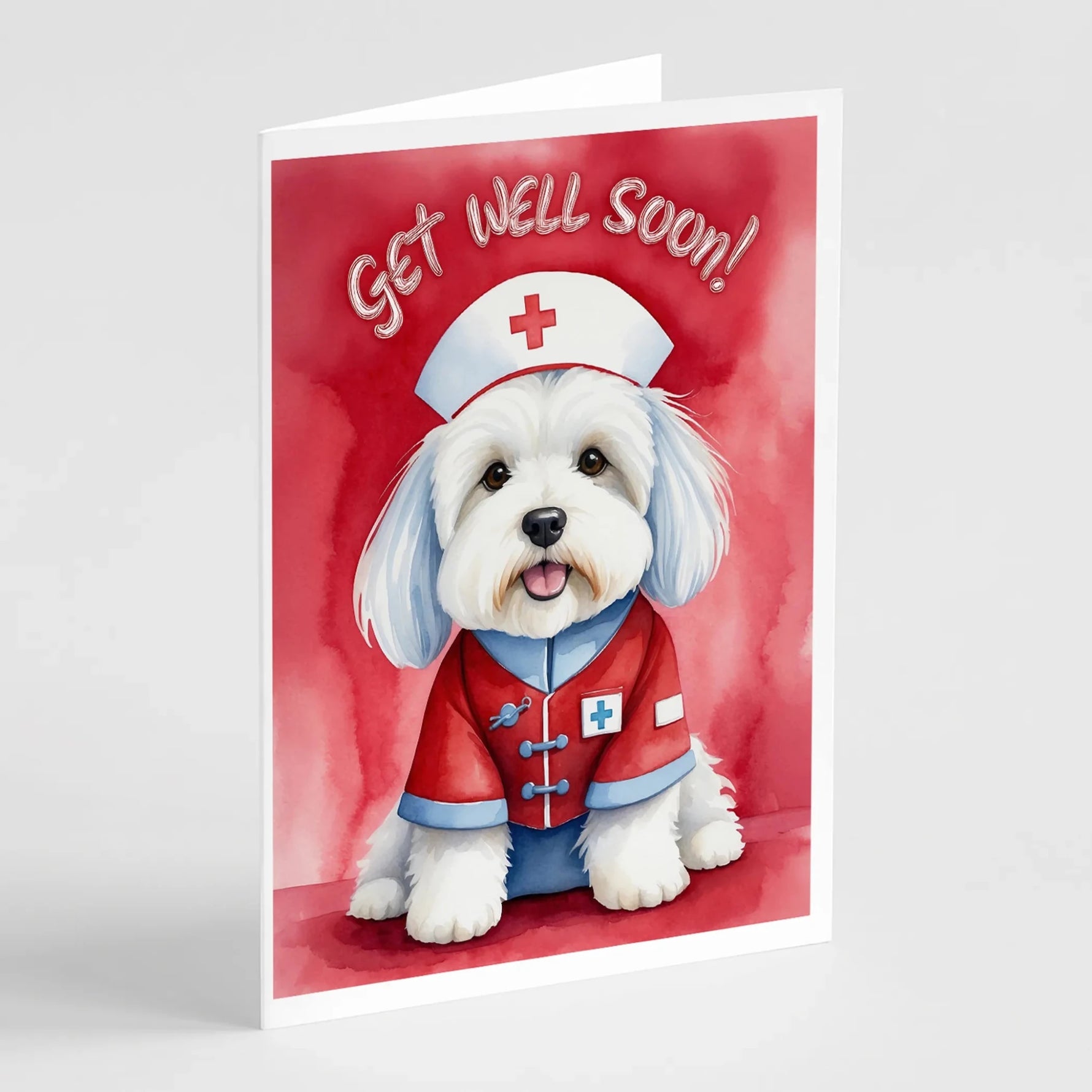 Get Well Soon Greeting Cards - Size: 5X7 | Pack Of: 1 | Collection name: Get well soon - AMAZON FACTORY