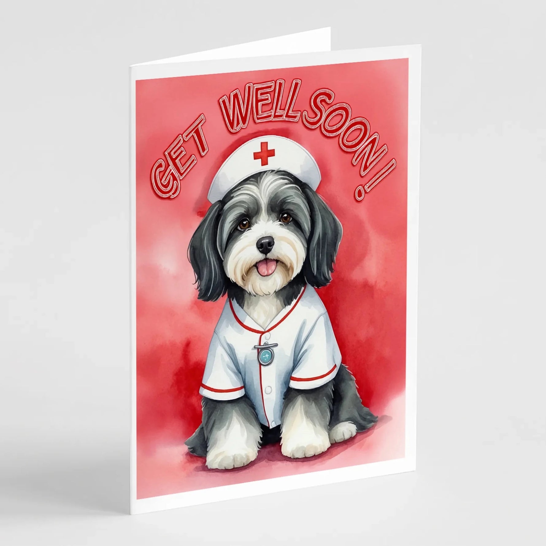 Get Well Soon Greeting Cards - Size: 5X7 | Pack Of: 1 | Collection name: Get well soon - AMAZON FACTORY