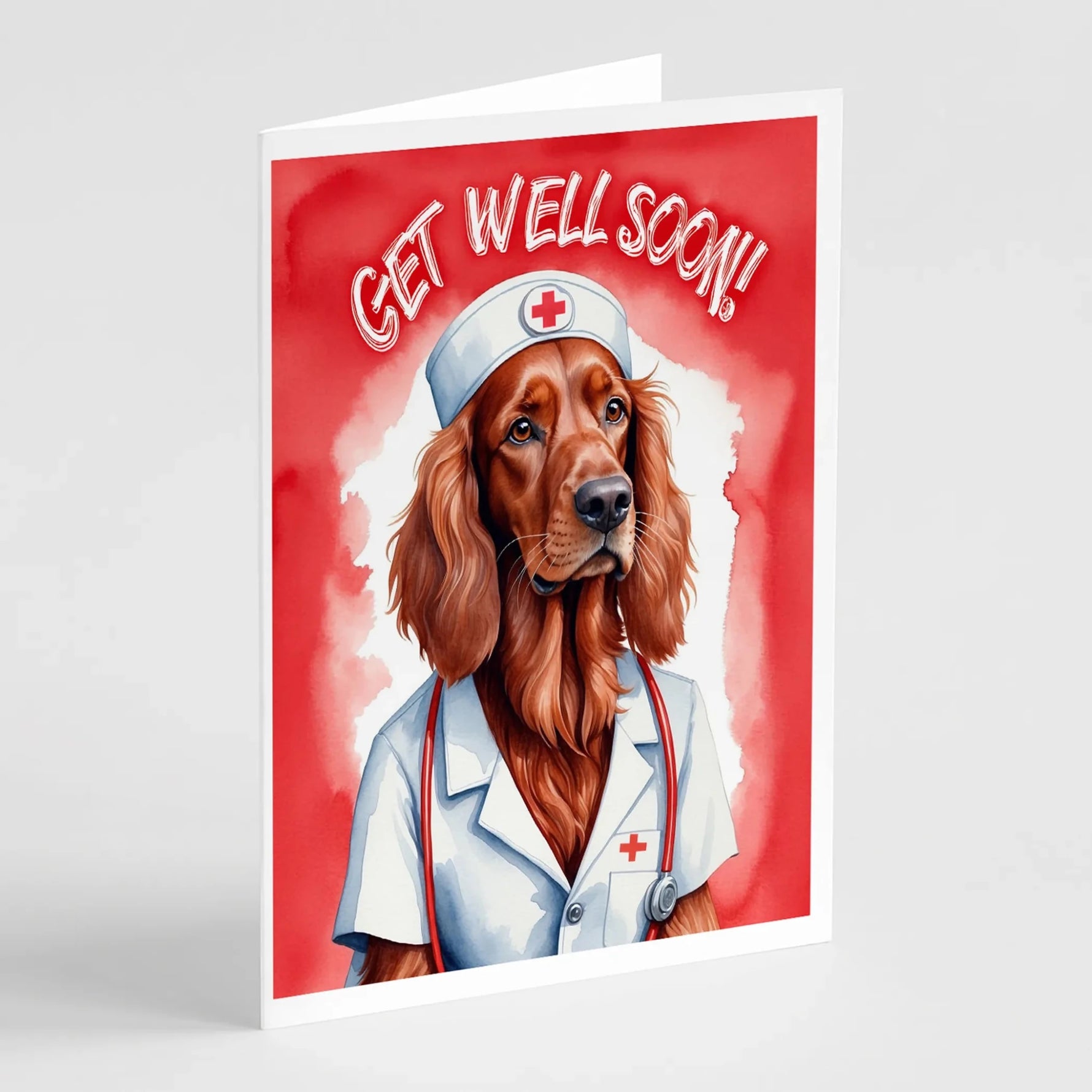 Get Well Soon Greeting Cards - Size: 5X7 | Pack Of: 1 | Collection name: Get well soon - AMAZON FACTORY