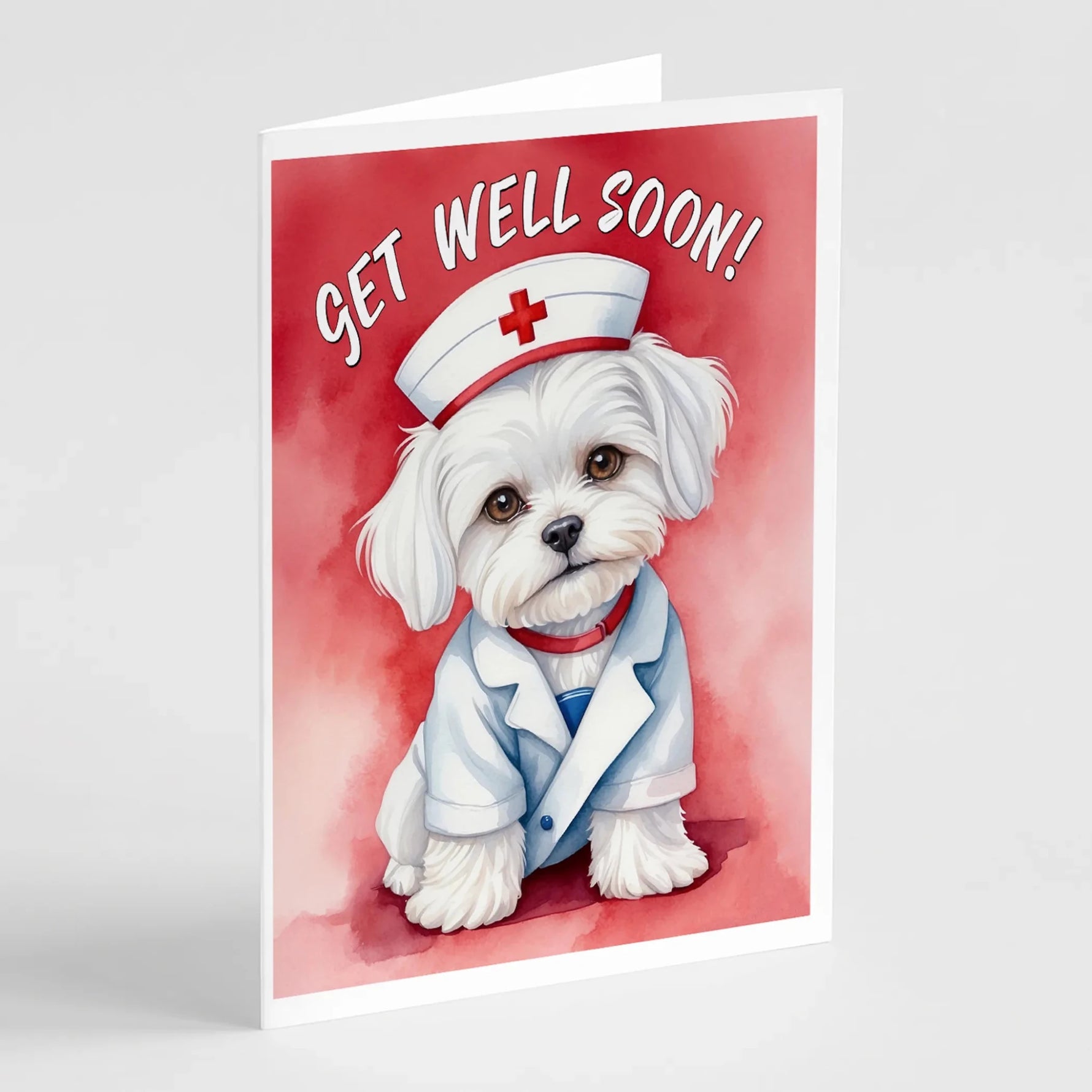 Get Well Soon Greeting Cards - Size: 5X7 | Pack Of: 1 | Collection name: Get well soon - AMAZON FACTORY