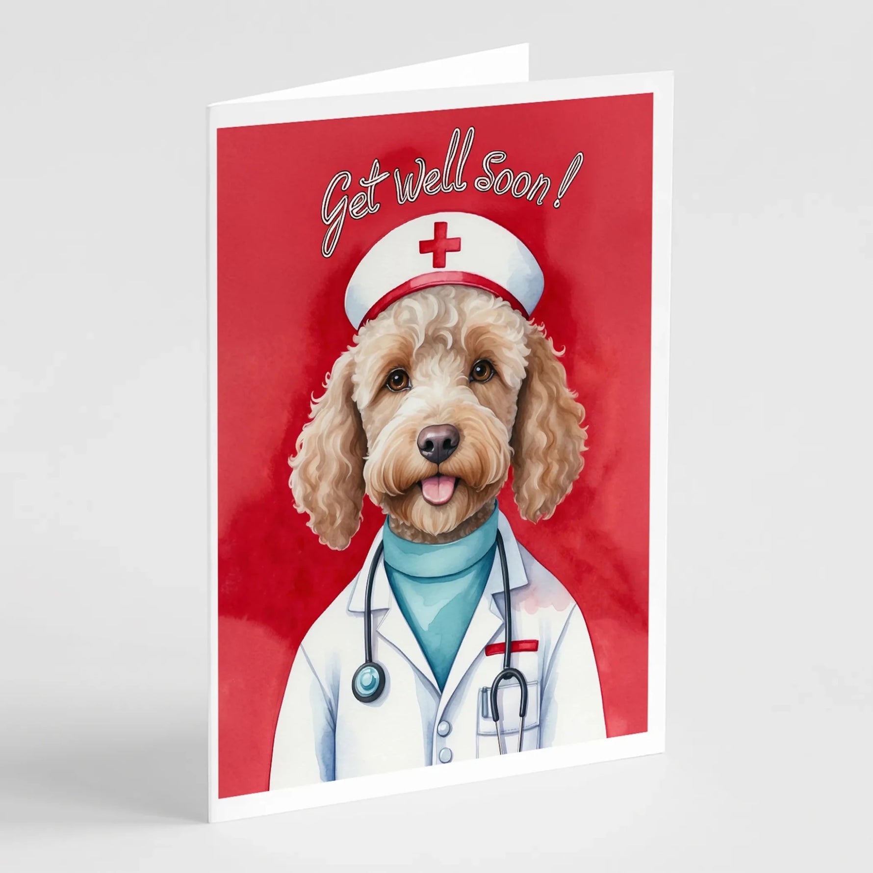 Get Well Soon Greeting Cards - Size: 5X7 | Pack Of: 1 | Collection name: Get well soon - AMAZON FACTORY