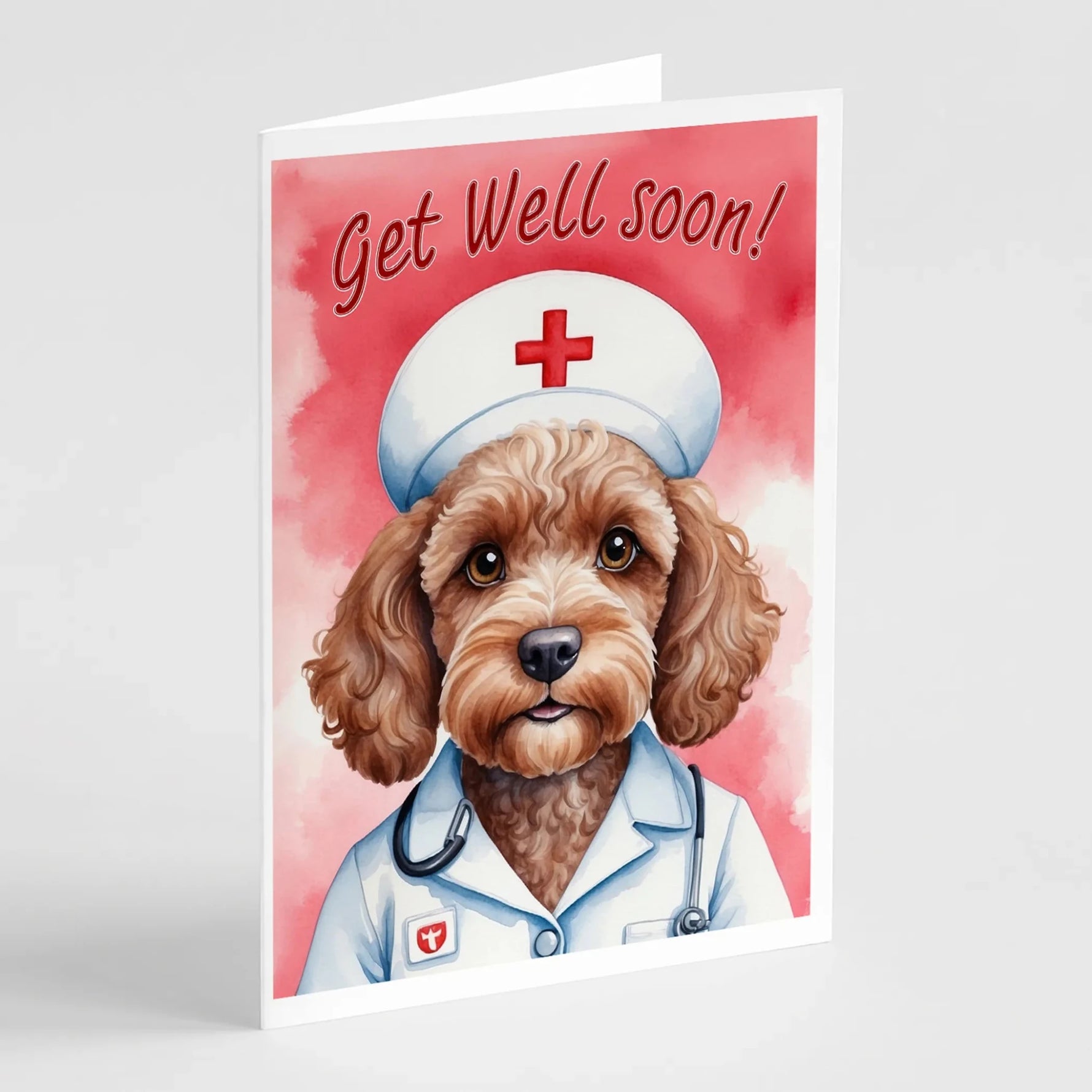 Get Well Soon Greeting Cards - Size: 5X7 | Pack Of: 1 | Collection name: Get well soon - AMAZON FACTORY