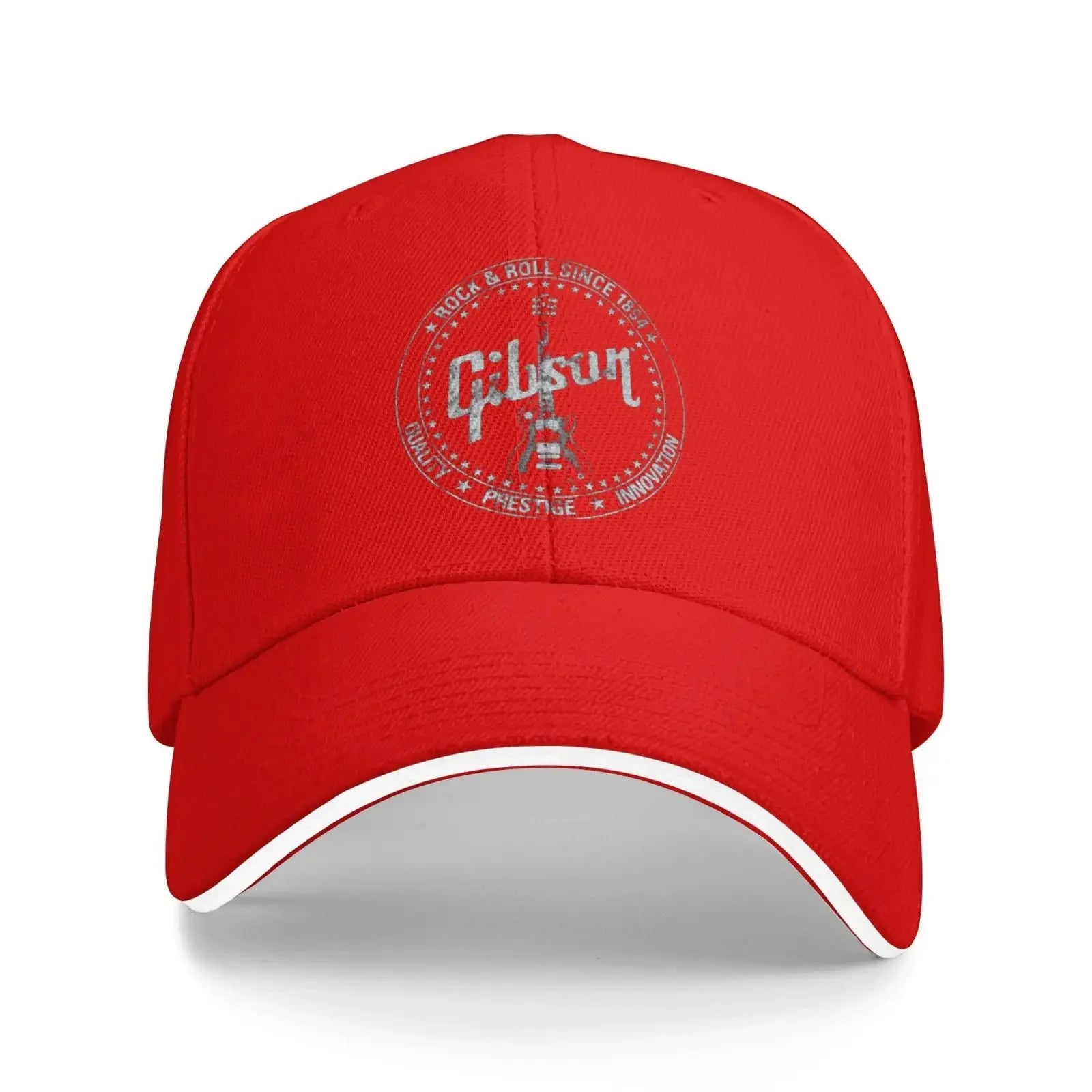 Gibson Guitar Baseball Cap Fashion Cartoon Anime Sandwich Caps Men Women Adjustable Caps Hat Sport-AMAZON FACTORY