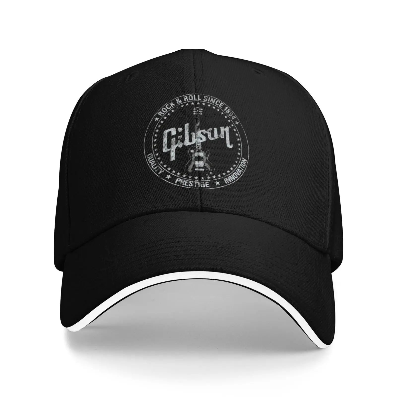 Gibson Guitar Baseball Cap Fashion Cartoon Anime Sandwich Caps Men Women Adjustable Caps Hat Sport-AMAZON FACTORY