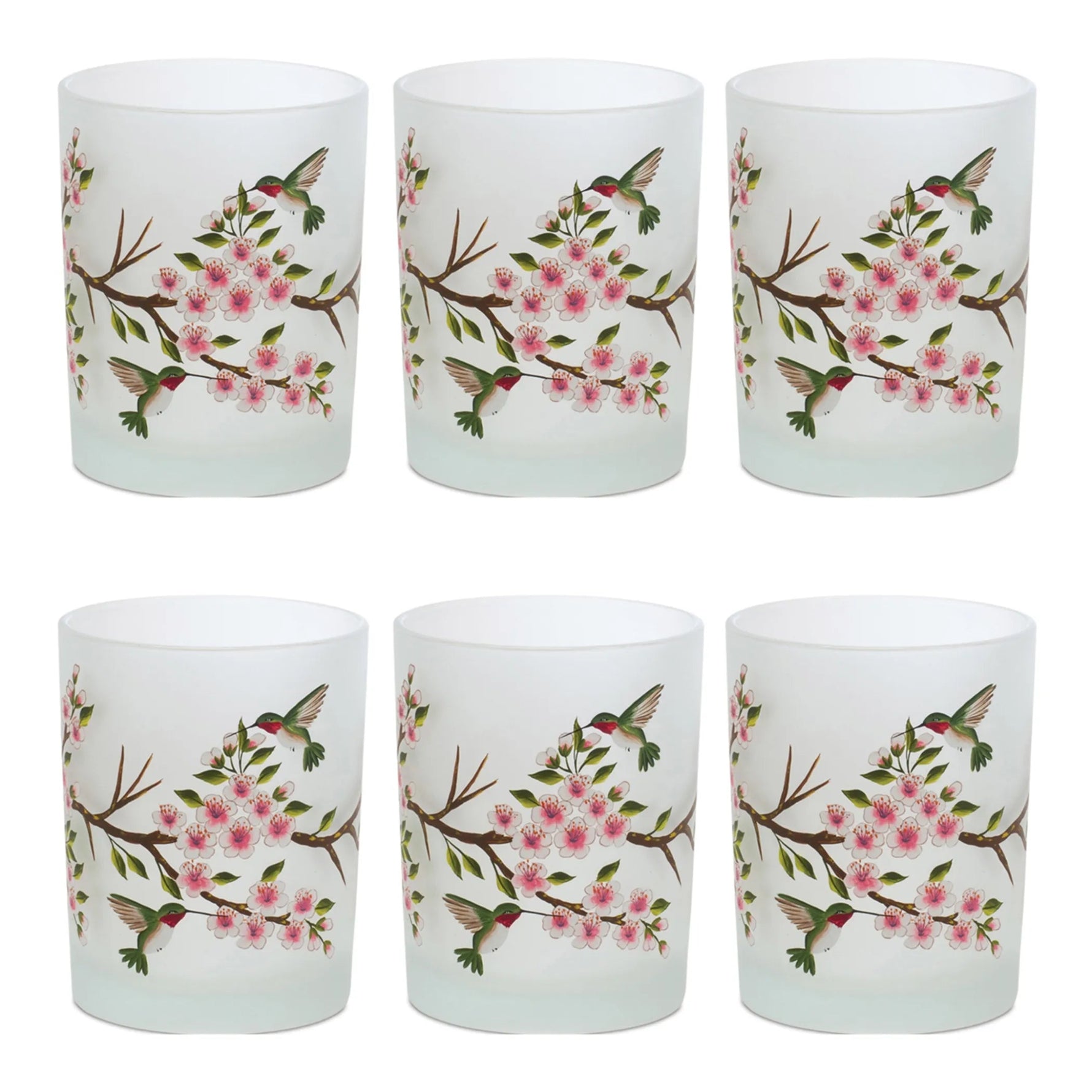 Glass Hummingbird Votive Candle Holder - AMAZON FACTORY