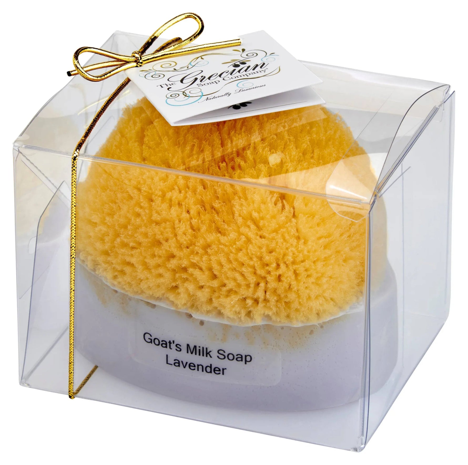 Goat Milk Soap with a Natural Sea Sponge - AMAZON FACTORY