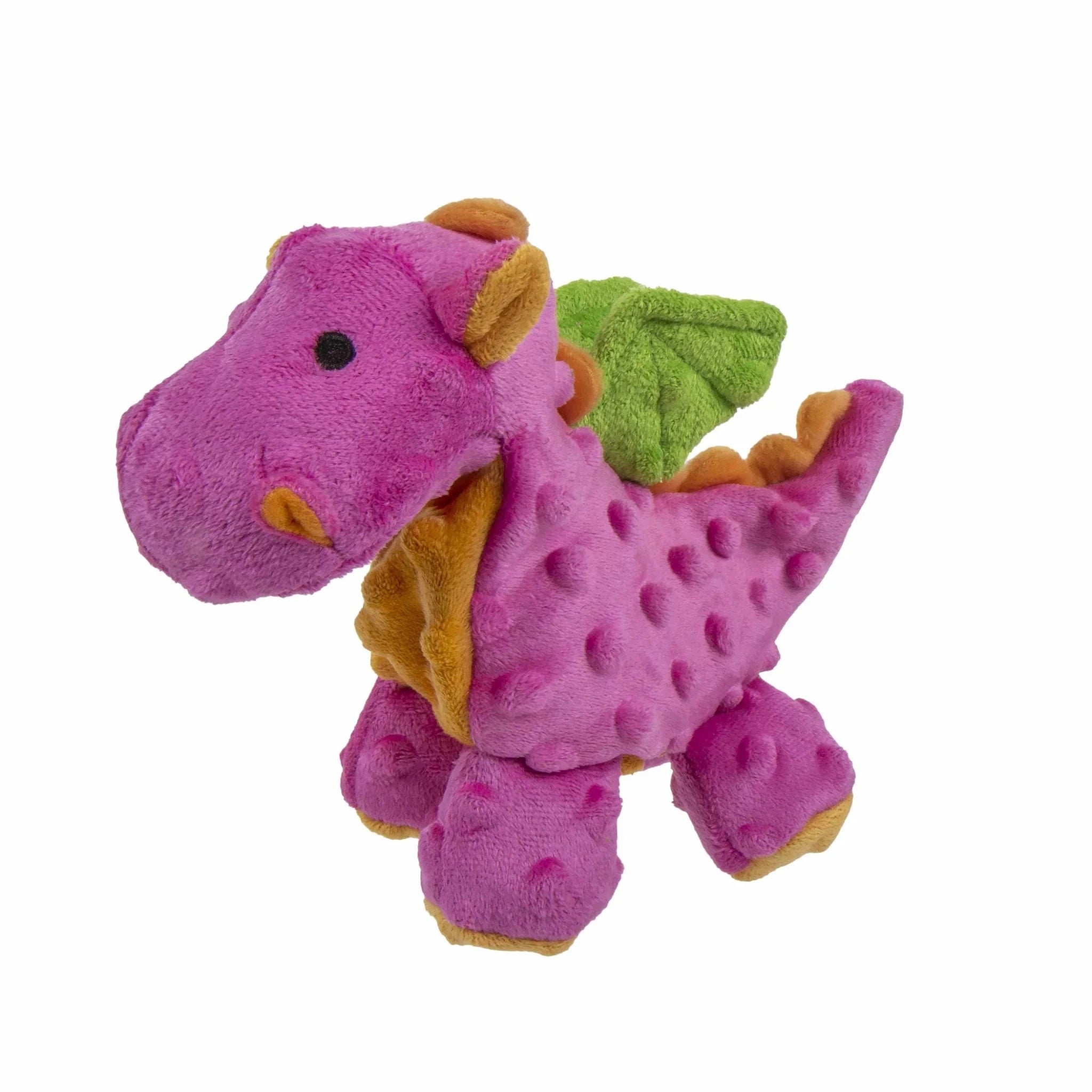 goDog Dragons Squeaky Plush Dog Toy - AMAZON FACTORY