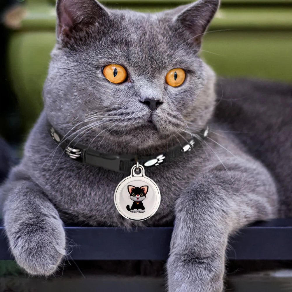 Gps Tracker For Cats Dogs Long Distance Smart Bluetooth Mini Waterproof Gps Tracker Collar For Pets Anti-Lost Android Ios Phone-AMAZON FACTORY