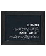 Grateful For Everything Black Framed Print Wall Art - AMAZON FACTORY