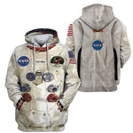 Halloween Costumes Cosplay ★ 3D Print Armstrong Hoodies Men/Women Casual Astronaut Spacesuit Sweats Cospaly Prop ☆New-AMAZON FACTORY