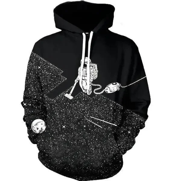 Halloween Costumes Cosplay ★ 3D Print Armstrong Hoodies Men/Women Casual Astronaut Spacesuit Sweats Cospaly Prop ☆New-AMAZON FACTORY