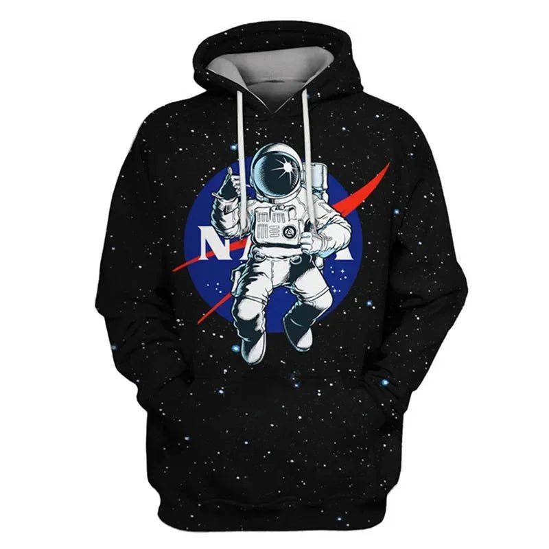 Halloween Costumes Cosplay ★ 3D Print Armstrong Hoodies Men/Women Casual Astronaut Spacesuit Sweats Cospaly Prop ☆New-AMAZON FACTORY