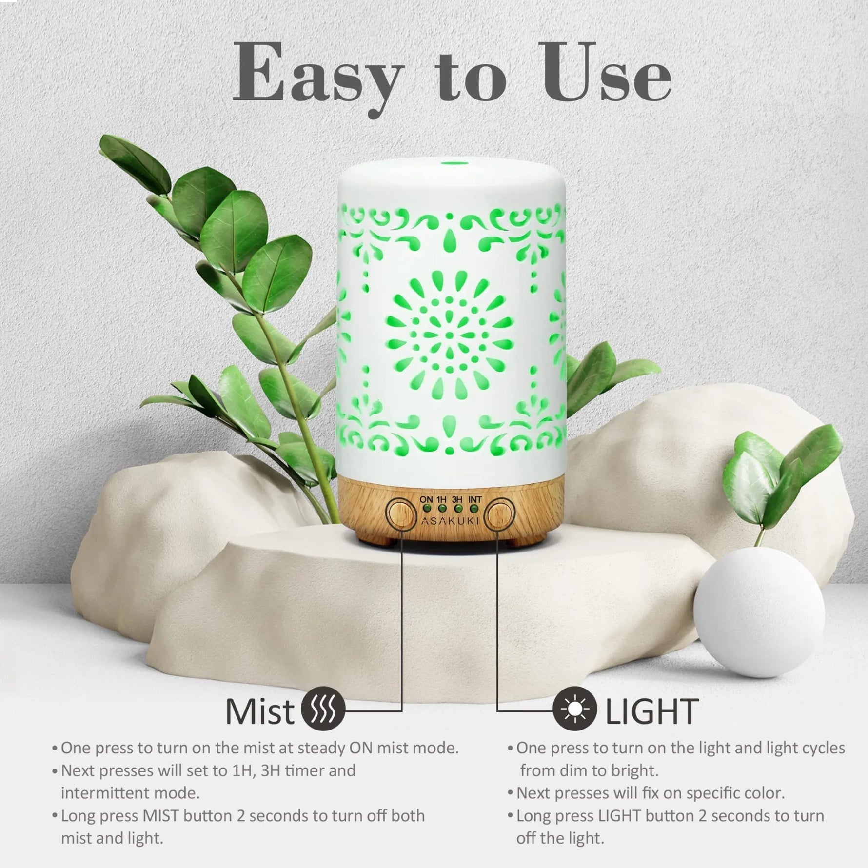 Handcrafted Ceramic Essential Oil Diffuser - AMAZON FACTORY