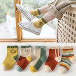 Happy Days Organic Cotton Socks for Kids Bundle-AMAZON FACTORY