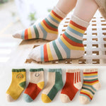 Happy Days Organic Cotton Socks for Kids Bundle-AMAZON FACTORY
