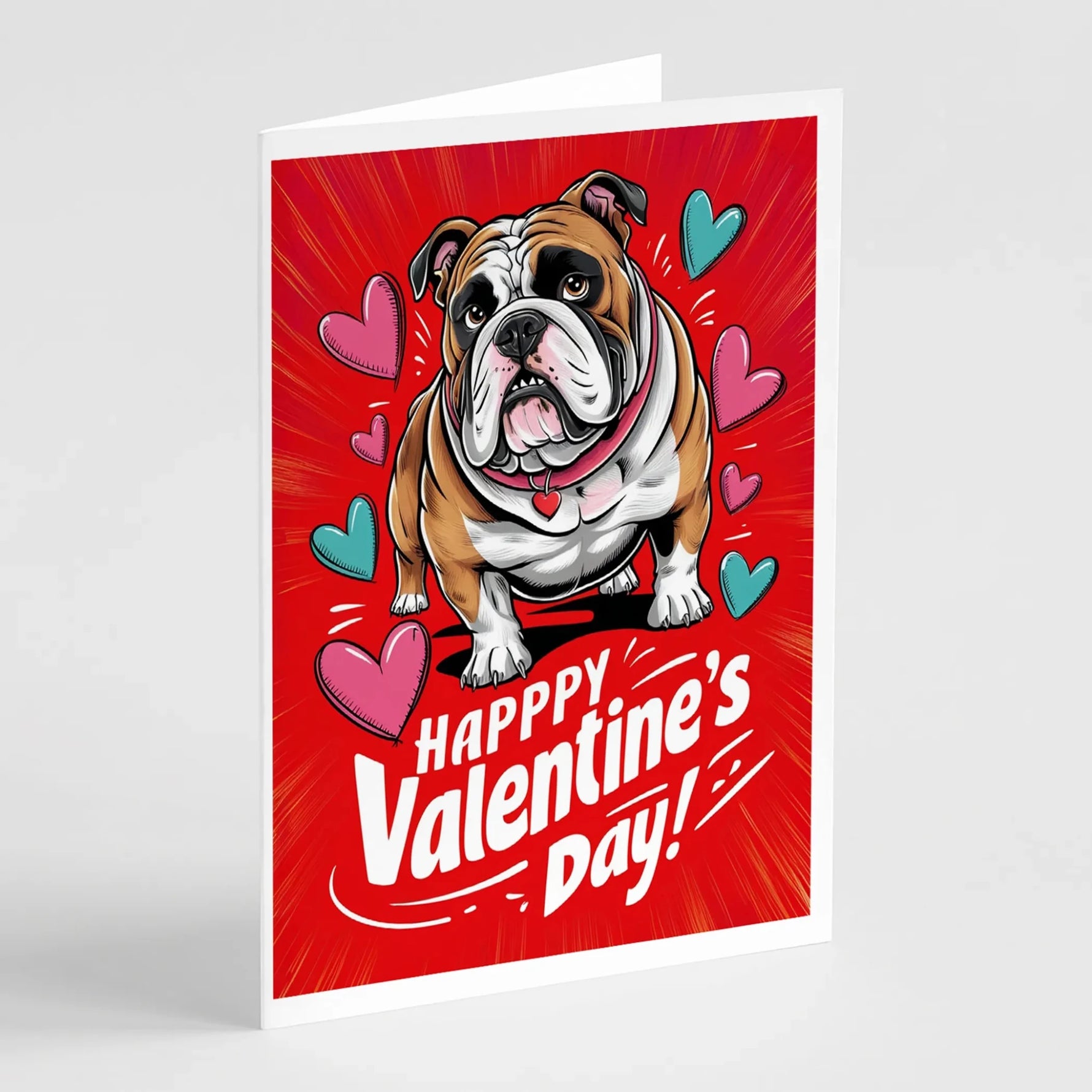 Happy Valentine's Day Greeting Cards - Size: 5X7 | Pack Of: 1 | Collection name: Happy valentine's day-AMAZON FACTORY