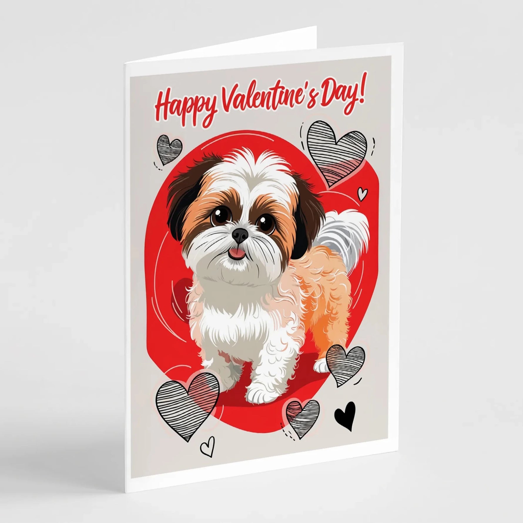 Happy Valentine's Day Greeting Cards - Size: 5X7 | Pack Of: 1 | Collection name: Happy valentine's day-AMAZON FACTORY