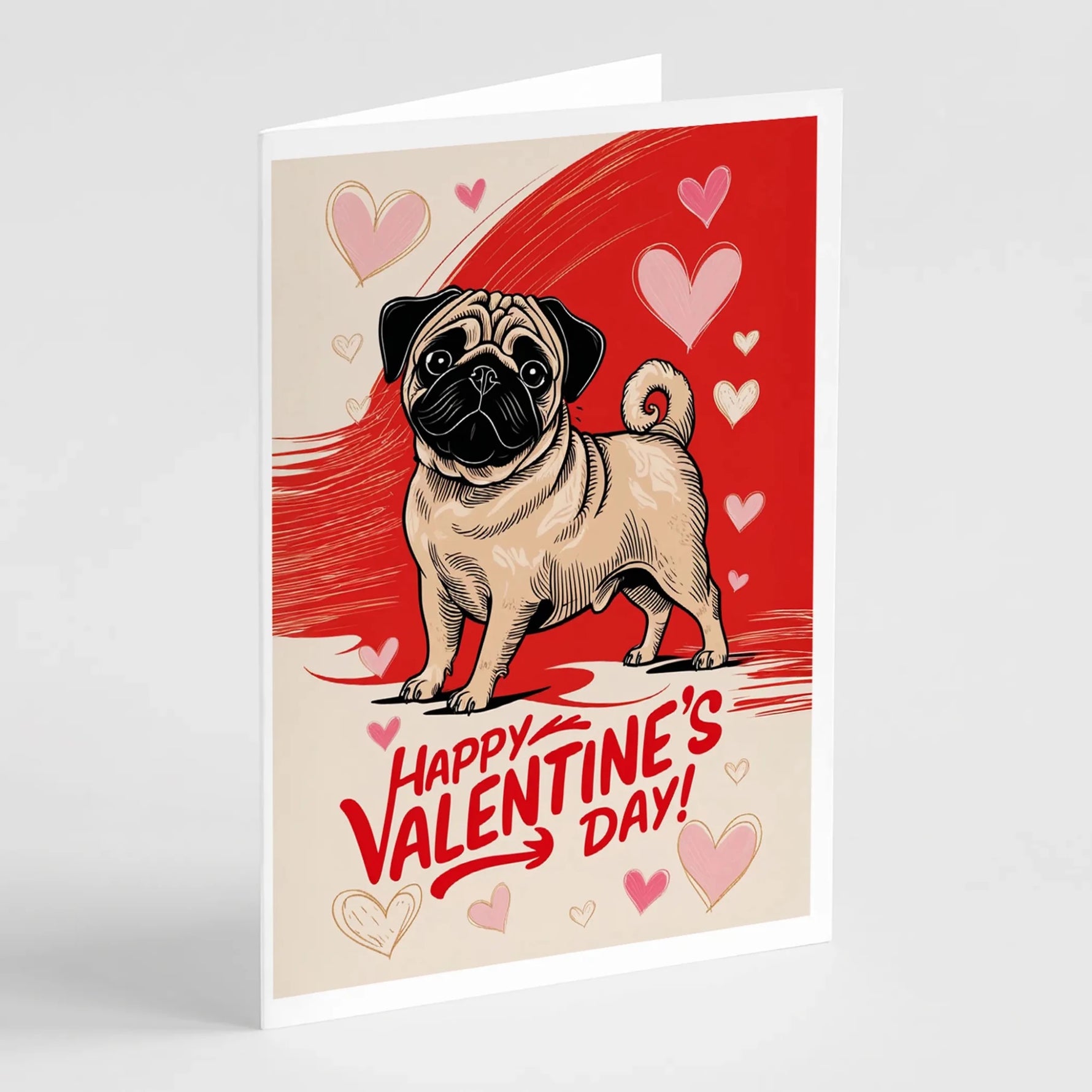 Happy Valentine's Day Greeting Cards - Size: 5X7 | Pack Of: 1 | Collection name: Happy valentine's day-AMAZON FACTORY