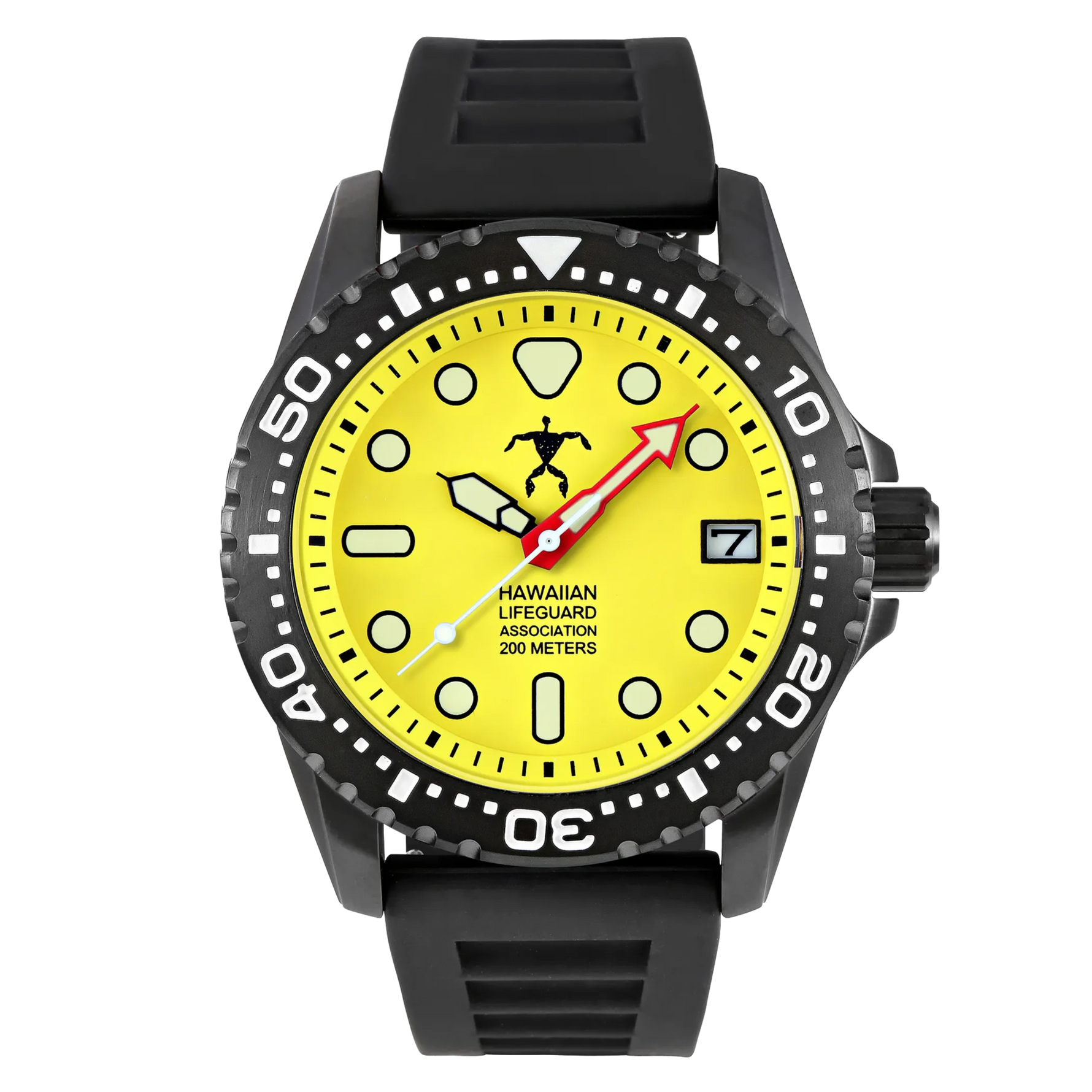 Hawaiian Lifeguard Association Dive Watch Quartz - Size: ONE SIZE - 42MM | Pack Of: 1 - AMAZON FACTORY