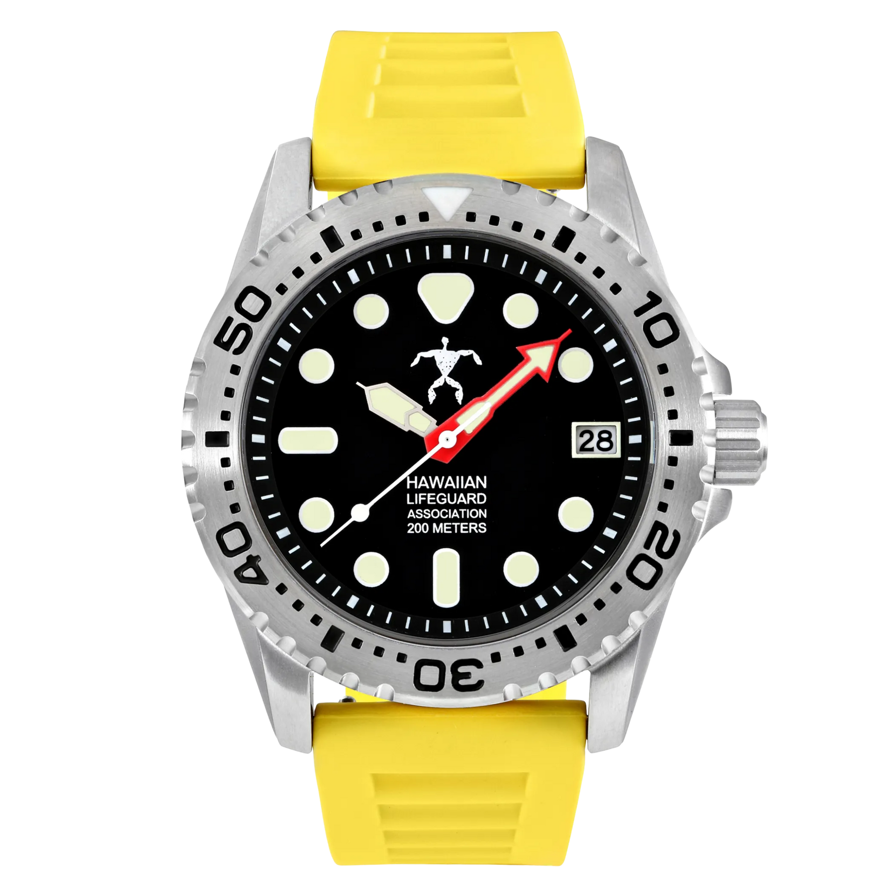 Hawaiian Lifeguard Association Dive Watch Quartz - Size: ONE SIZE - 42MM | Pack Of: 1 - AMAZON FACTORY