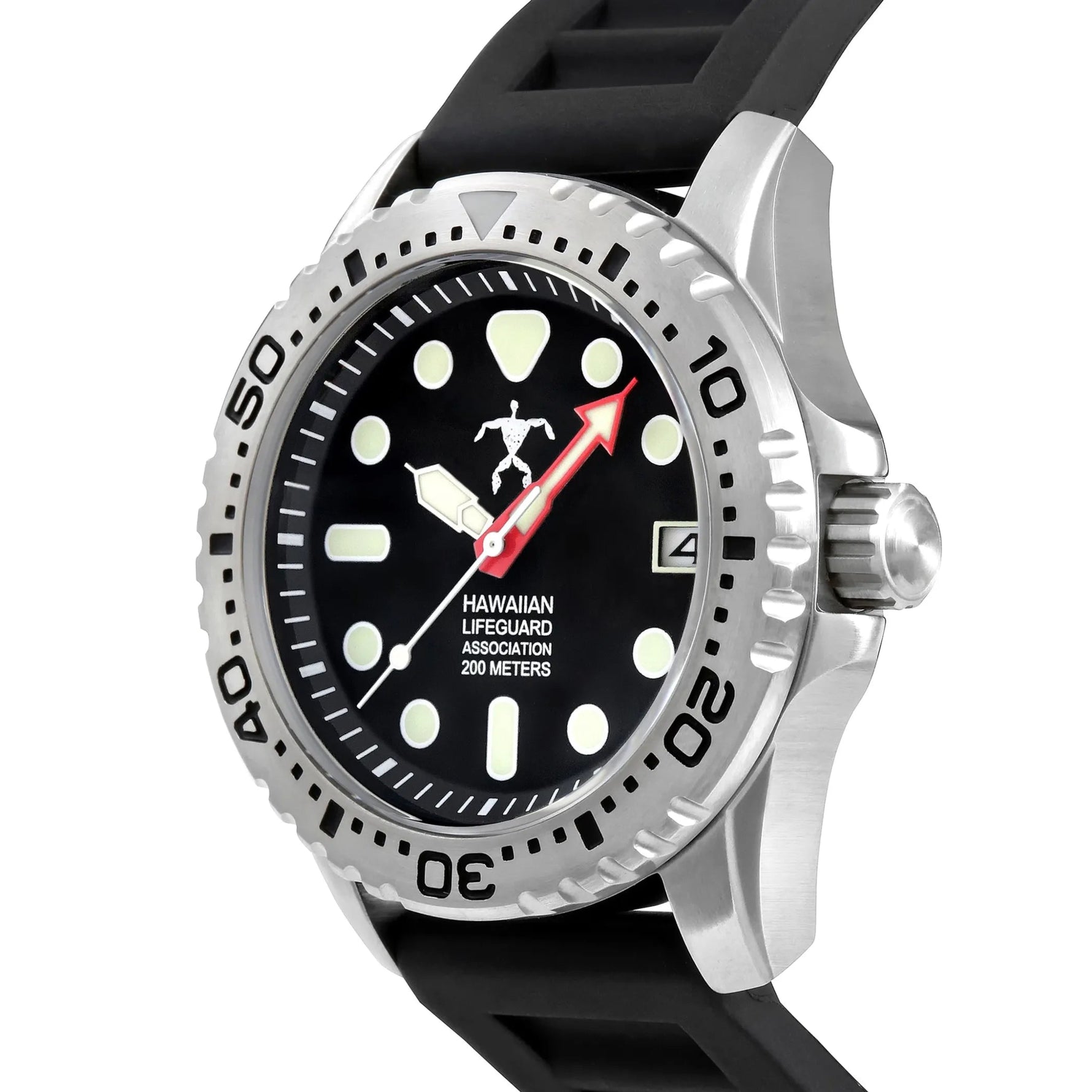 Hawaiian Lifeguard Association Dive Watch Quartz - Size: ONE SIZE - 42MM | Pack Of: 1 - AMAZON FACTORY