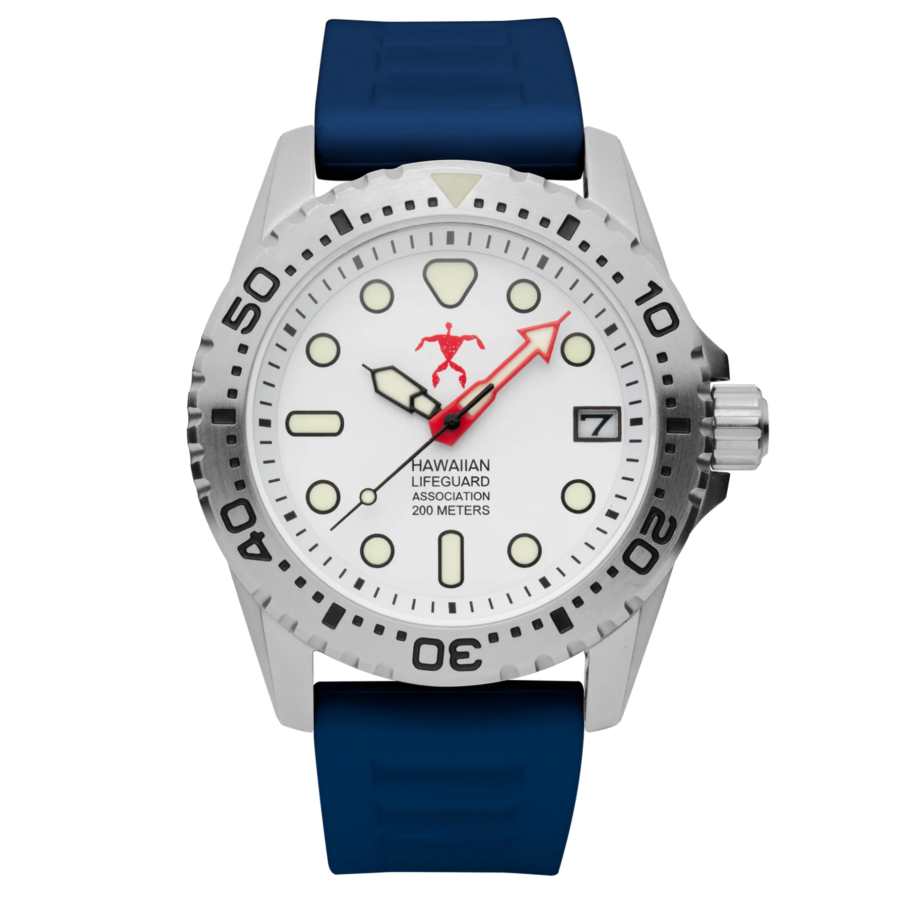 Hawaiian Lifeguard Association Dive Watch Quartz - Size: ONE SIZE - 42MM | Pack Of: 1 - AMAZON FACTORY