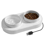 Heated Water Bowl For Dogs And Cats Ceramic Heated Pet - AMAZON FACTORY