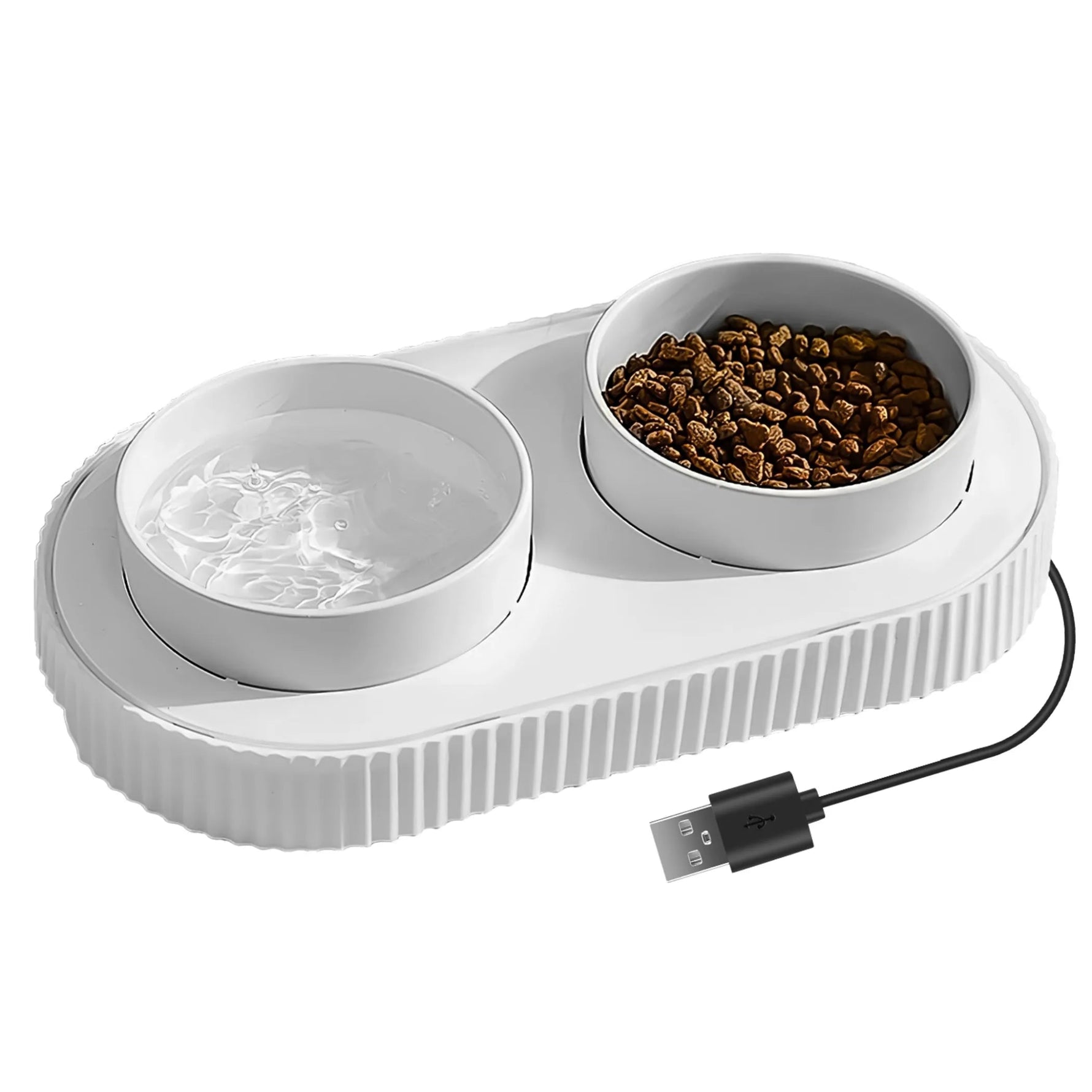 Heated Water Bowl For Dogs And Cats Ceramic Heated Pet - AMAZON FACTORY
