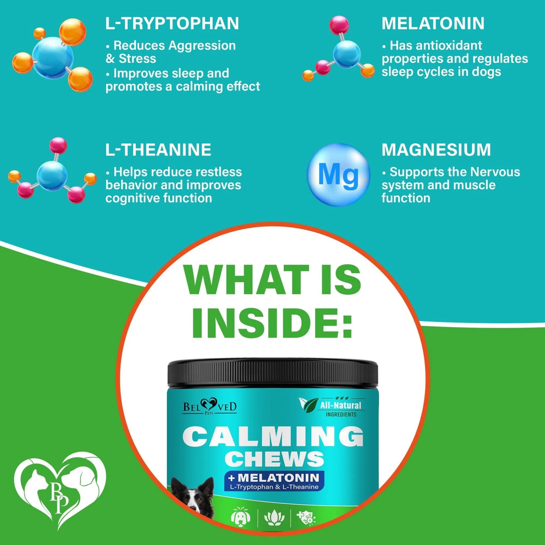 Hemp Calming Chews for Dogs & Puppy - AMAZON FACTORY