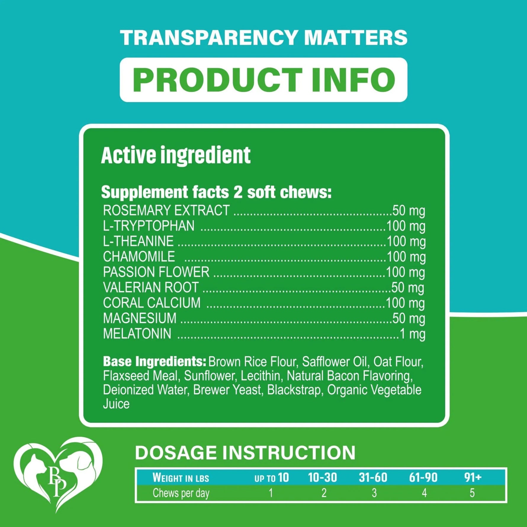 Hemp Calming Chews for Dogs & Puppy - AMAZON FACTORY