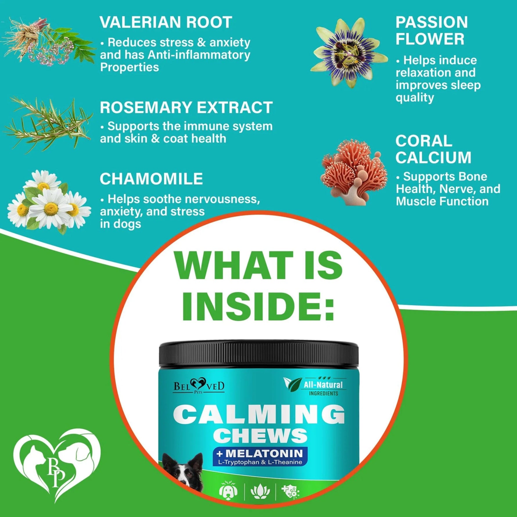 Hemp Calming Chews for Dogs & Puppy - AMAZON FACTORY