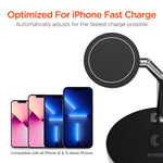 HyperGear MaxCharge 3-in-1 MagSafe Wireless Charging Stand for iPhone + Apple Watch + AirPods (15515-HYP)-AMAZON FACTORY
