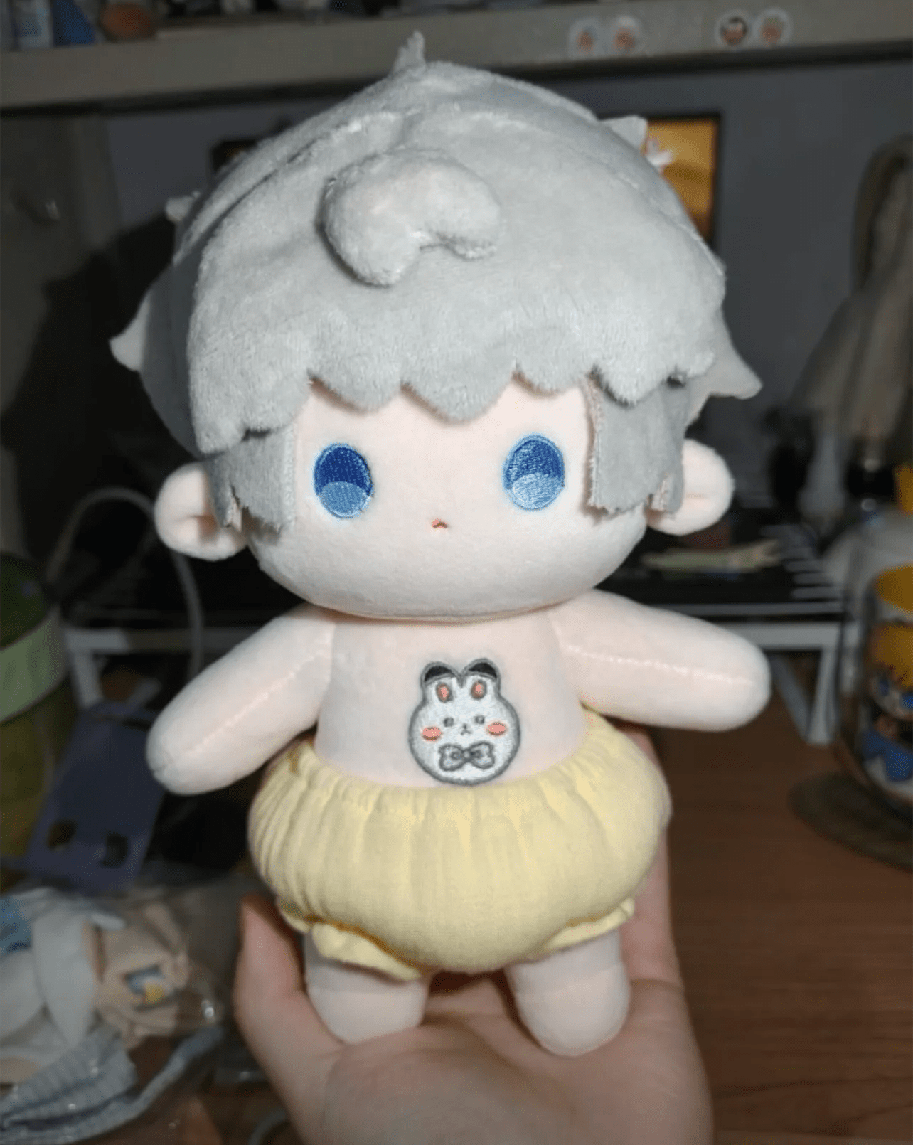 In Stock 20cm Love and Deepspace Rafayel Sylus Caleb Zayne Stuffed Plushie Flower Pants Doll With Skeleton Ornament Anime Game - AMAZON FACTORY