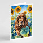 In Sunflowers Greeting Cards - Size: 5X7 | Pack Of: 1 | Collection name: In sunflowers-AMAZON FACTORY