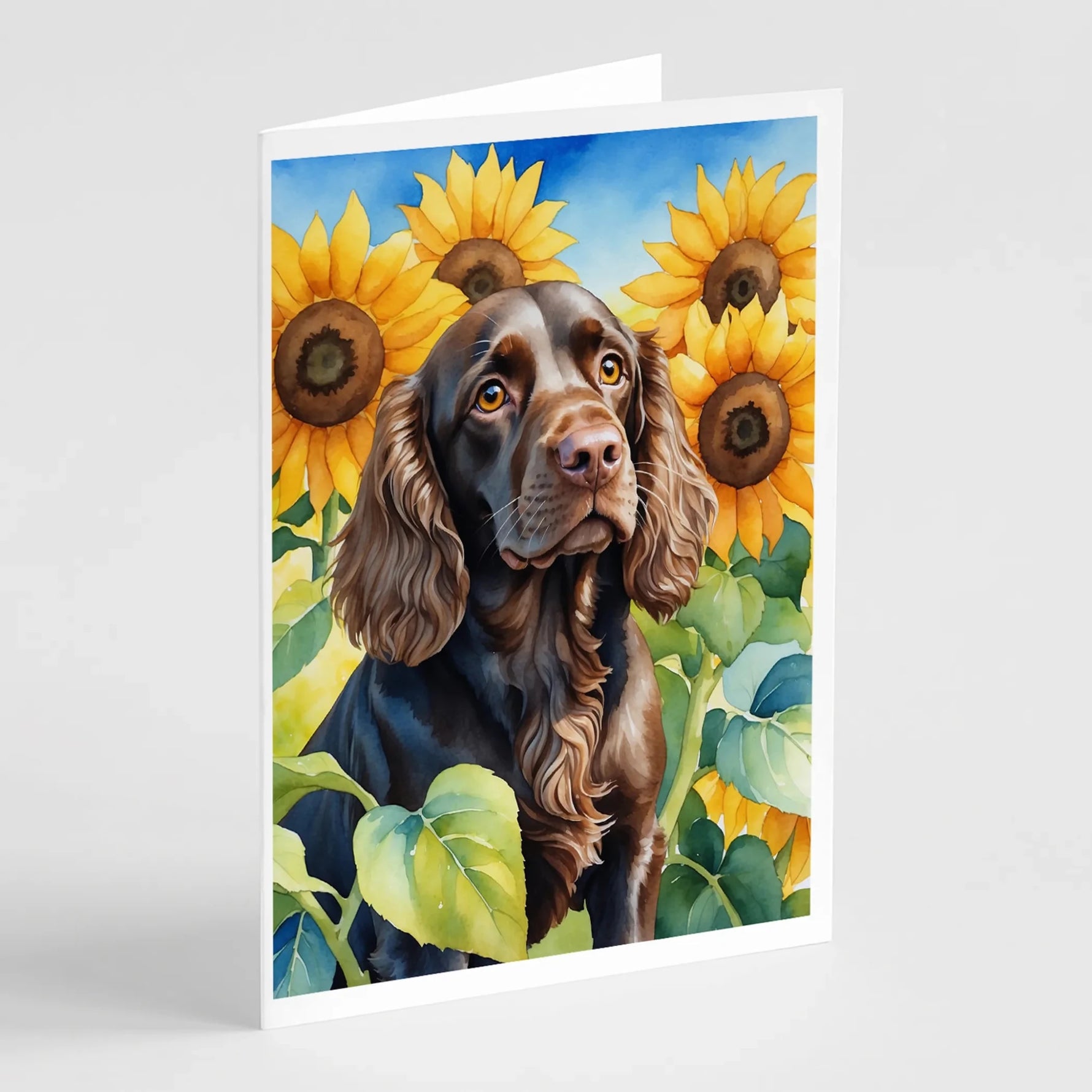 In Sunflowers Greeting Cards - Size: 5X7 | Pack Of: 1 | Collection name: In sunflowers-AMAZON FACTORY