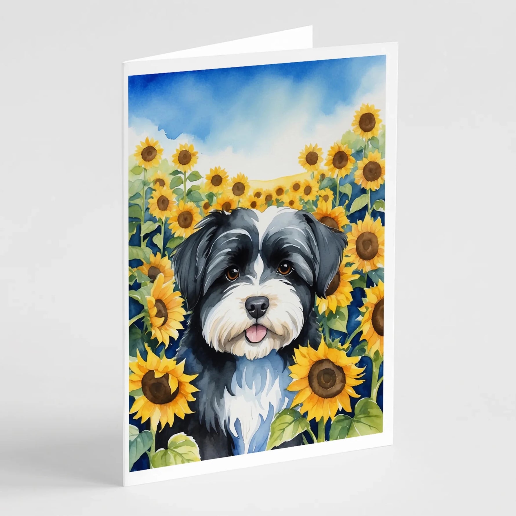 In Sunflowers Greeting Cards - Size: 5X7 | Pack Of: 1 | Collection name: In sunflowers-AMAZON FACTORY