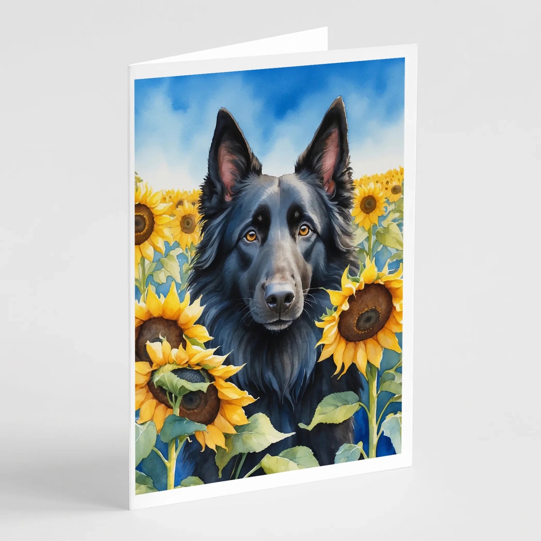 In Sunflowers Greeting Cards - Size: 5X7 | Pack Of: 1 | Collection name: In sunflowers-AMAZON FACTORY