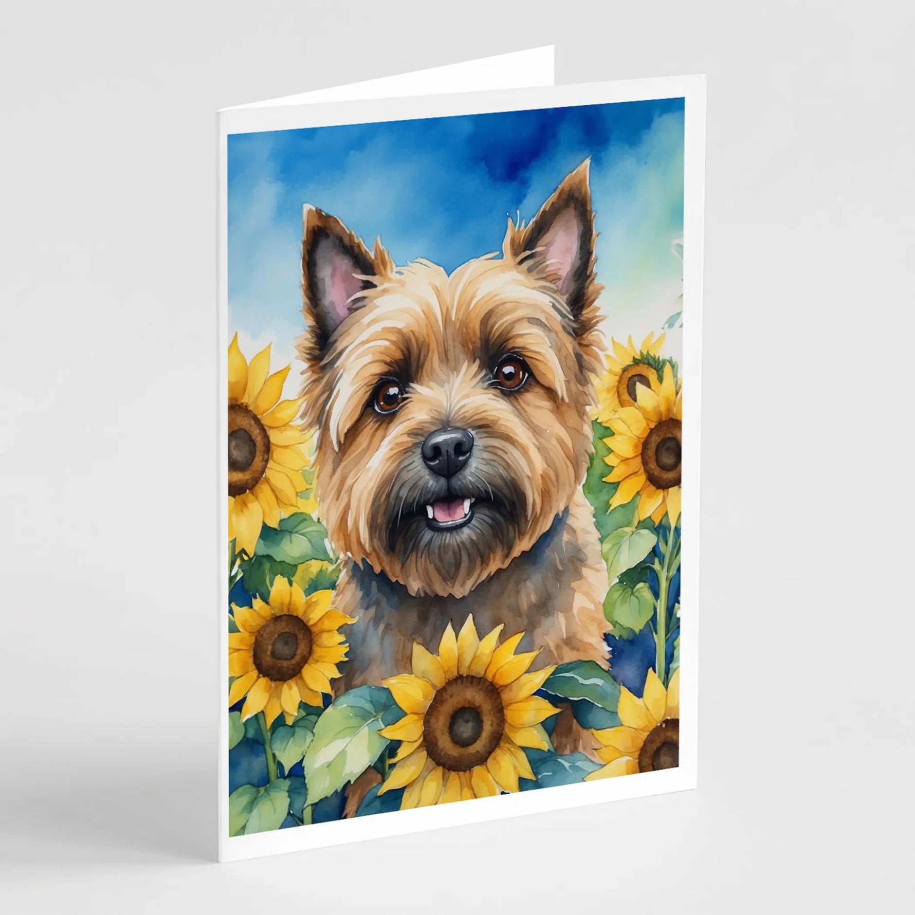 In Sunflowers Greeting Cards - Size: 5X7 | Pack Of: 1 | Collection name: In sunflowers-AMAZON FACTORY
