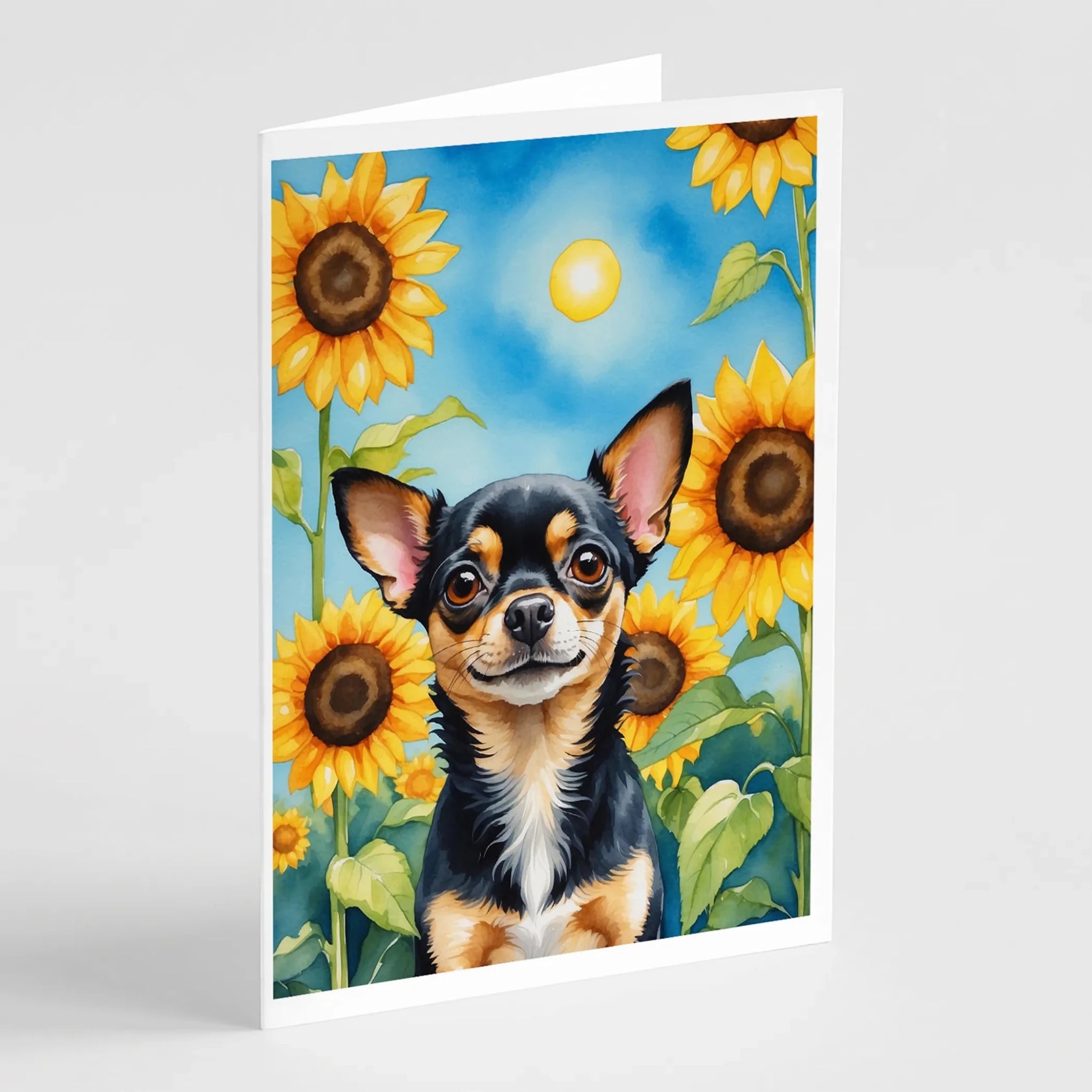 In Sunflowers Greeting Cards - Size: 5X7 | Pack Of: 1 | Collection name: In sunflowers-AMAZON FACTORY