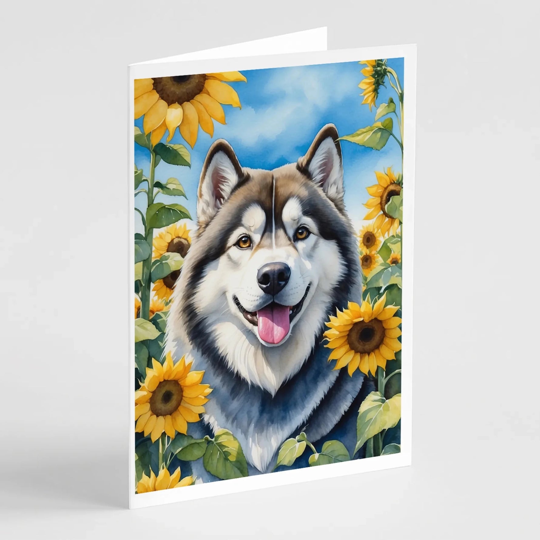 In Sunflowers Greeting Cards - Size: 5X7 | Pack Of: 1 | Collection name: In sunflowers-AMAZON FACTORY