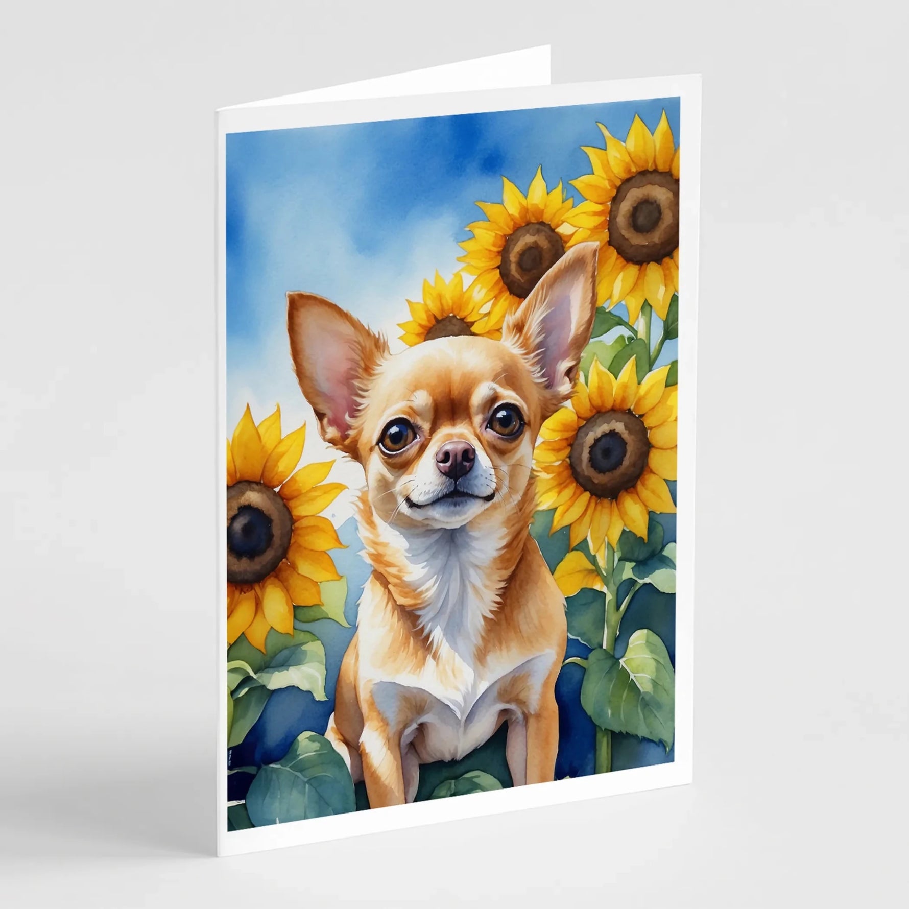 In Sunflowers Greeting Cards - Size: 5X7 | Pack Of: 1 | Collection name: In sunflowers-AMAZON FACTORY